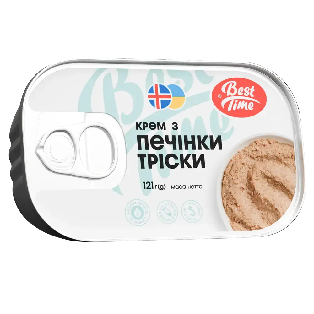 Крем з печінки тріски