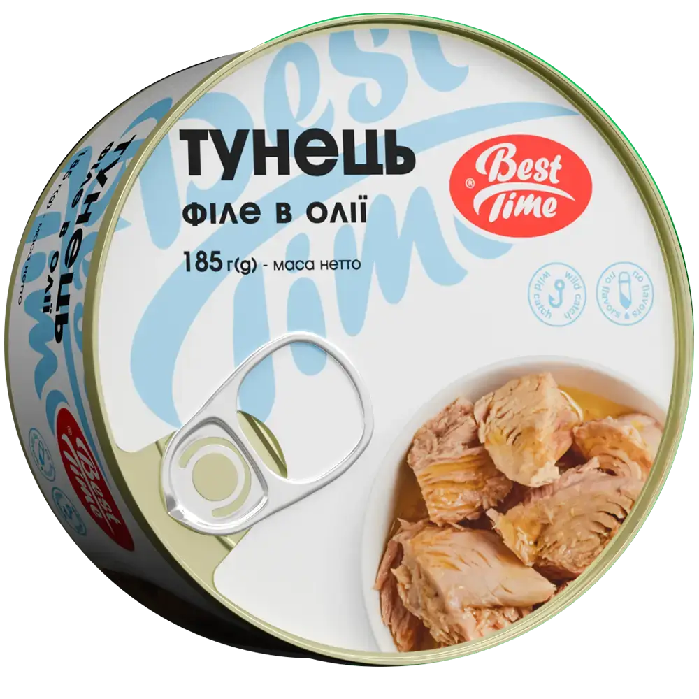 Тунець філе в олії